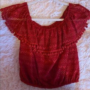 Res off the should stylish top